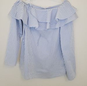 Calvin Klein ruffle blouse